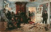 Alphonse-Marie-Adolphe de Neuville Painting by Alphonse-Marie-Adolphe de Neuville Germany oil painting artist